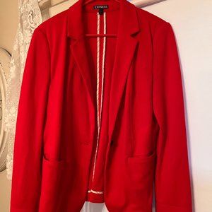 Express Red Blazer